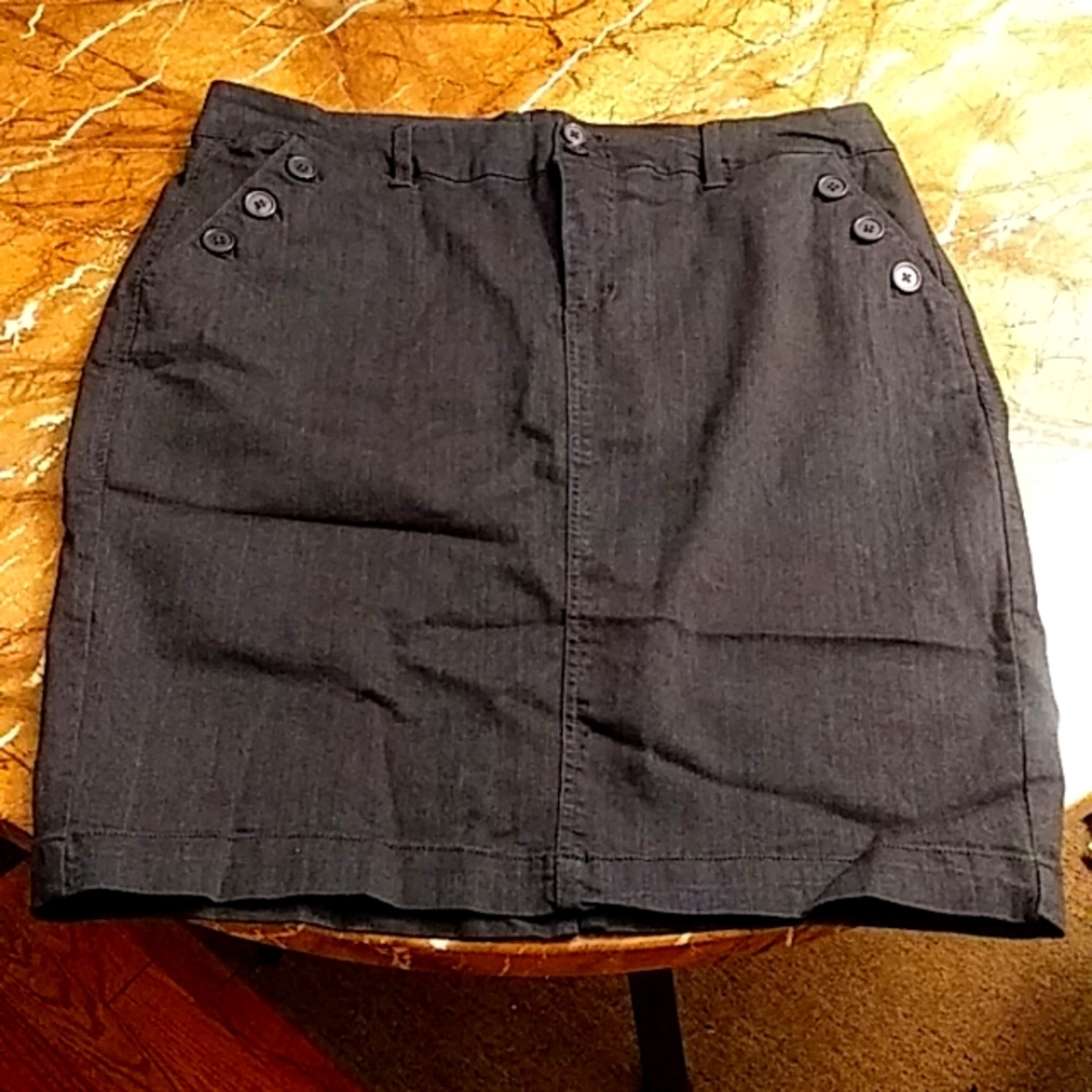 One 5 One blue jean skirt